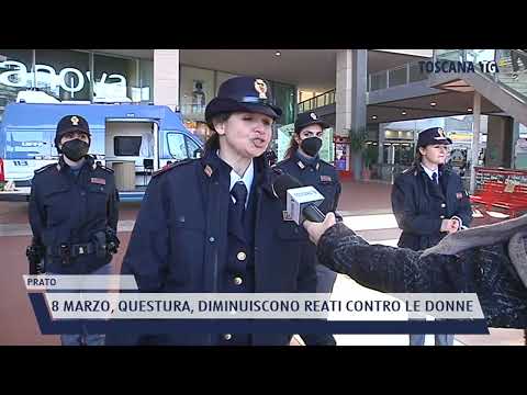 2022-03-08 PRATO - 8 MARZO, QUESTURA, DIMINUISCONO REATI CONTRO LE DONNE