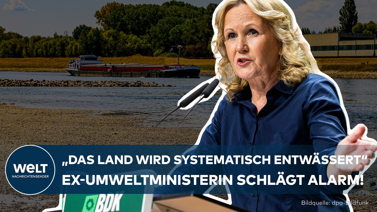 DÜRRE IN DEUTSCHLAND: Ex-Umweltministerin Steffi Lemke nimmt Großverbraucher ins Visier