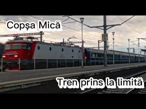 ❗Tren prins la limită în Copșa Mică❗