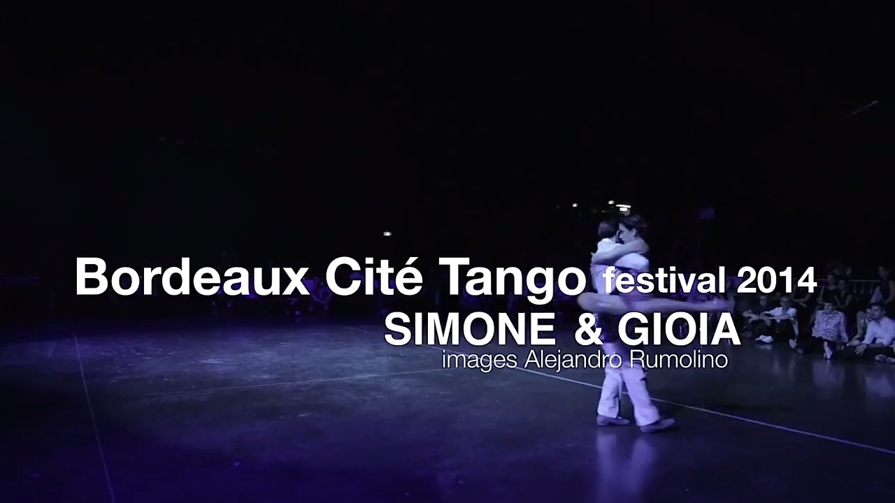 Simone Facchini & Gioia Abballe - Bordeaux Cité Tango 2014, Images A.