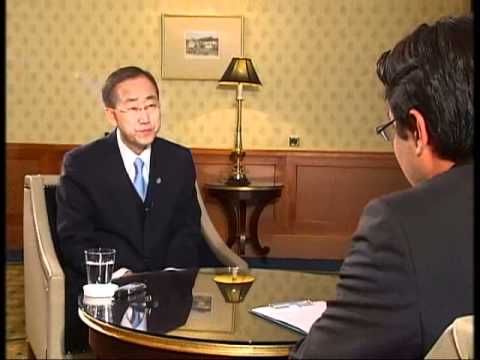 Svetoslav Ivanov interviews UN Secretary-General Ban Ki-moon