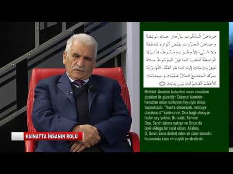 KAİNATTA İNSANIN ROLÜ 11.01.2021 PART 1