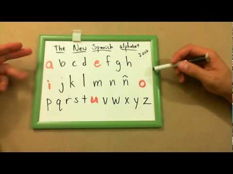 The New Spanish Alphabet