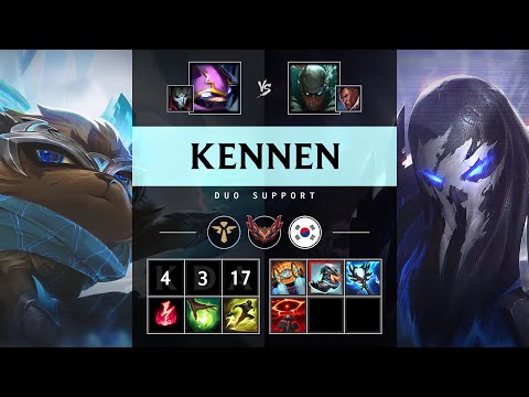 Kennen Support vs Pyke - KR Grandmaster Patch 25.16