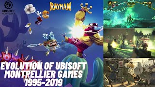Evolution of Ubisoft Montpellier Games 1995-2019