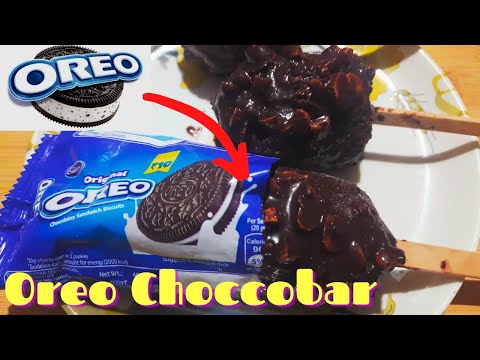 Oreo Biscuite Chocobar l Chocobar Recipe #oreo #chocobarrecipe #shortsrecipe #shorts