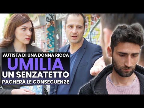 Autista di una Donna Ricca Umilia un Senzatetto ne Pagherà le Conseguenze Immediatamente