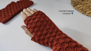 جوانتى / قفازات كروشيه لاى مقاس _ Crochet Gloves