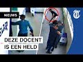 Bizar: docent ontwapent student