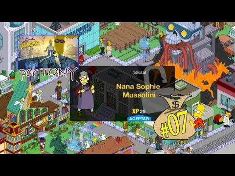 Los Simpson Springfield "Trabajillos, Cap. 7 - Nana Sophie Mussolini" por Tony