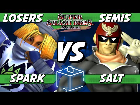Coinbox 61 - Spark (Sheik) vs Salt (Falcon) Losers Semis - Smash Melee
