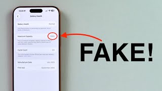 (iOS 26) How to Check the REAL Battery Health of ANY iPhone!