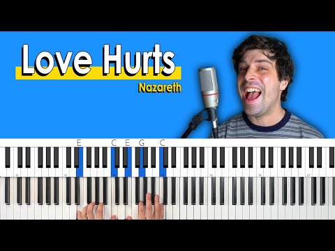 How To Play "Love Hurts" by Nazareth [Piano Tutorial + Chord Chart]