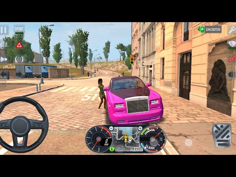 taxis sim simulator car UBER Driving 3D car driver game play city Evolution Rolls-Royce #rollsroyce