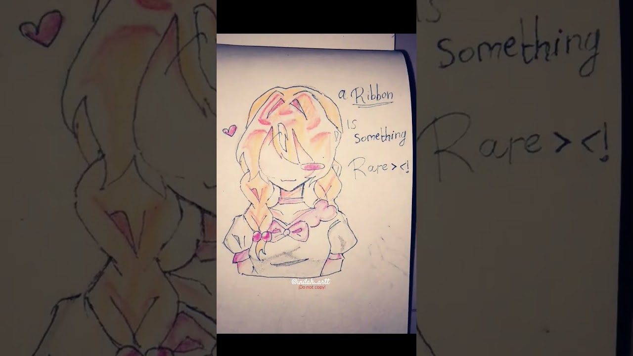 a smile is something special 😊🌹//Draw/baca desk||ib:sound×me||#indahartt#gift#art#drawing#fypppppppp