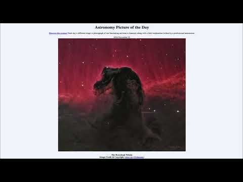 Astronomy Picture of the Day - November 25 - The Horsehead Nebula