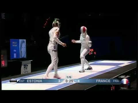CE Torun 2016 - ED Finale équipes France vs Estonie