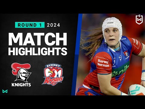 NRLW 2024 | Knights v Roosters | Match Highlights