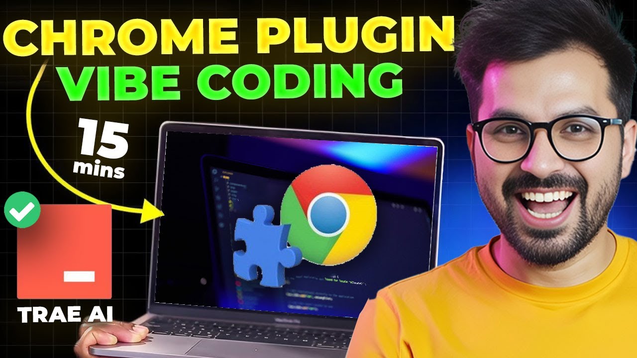 I Made a Chrome Plugin in One hour Using TRAE AI Free AI Code editor best for VIBE CODING!