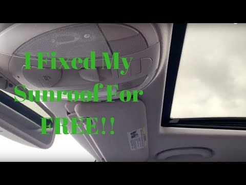 Reset W211 Mercedes Sunroof