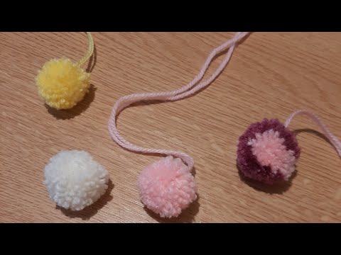 Bommel ...mit Gabel Technik...