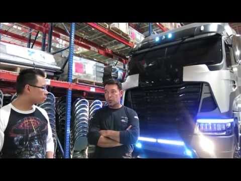 Meeting Optimus Prime and Galvatron at Daimler Trucks