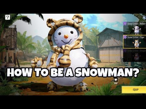 How to be a Snowman in the Big Head Blizzard Match?