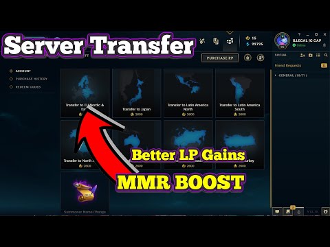 TRANSFERING FOR MMR BOOST/LP GAINS EXPLAINED