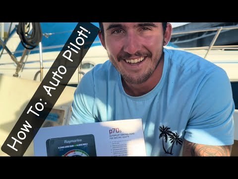 Raymarine EV100 Wheel Drive Auto Pilot Install On My Sailboat Made Easy! EP:11