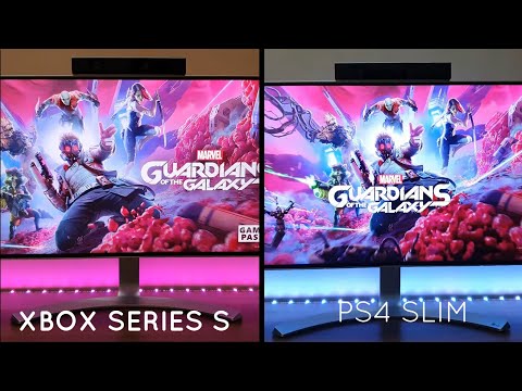 Marvel's Guardians Of The Galaxy (Xbox Series S Vs PS4 Slim)