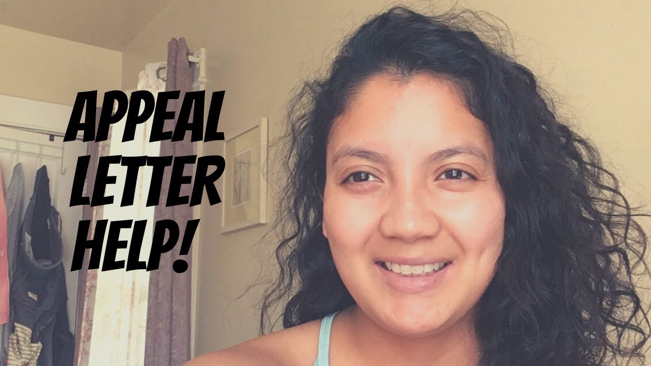 How do you write an appeal?