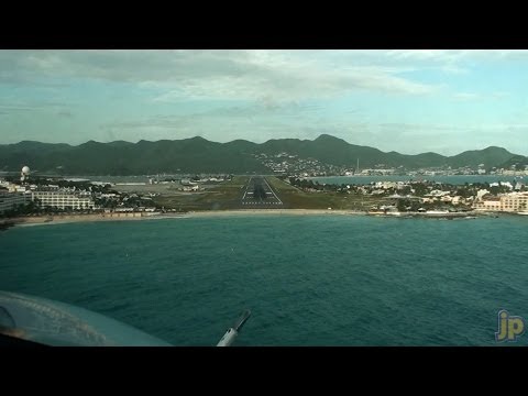 PilotCAM DC-7 into St Maarten