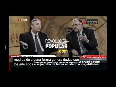 NÉSTOR KIRCHNER, AJUSTE A JUBILADOS