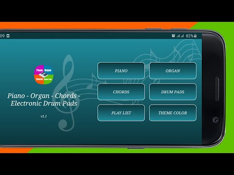 Piano - Organ - Chords - Electronic Drum Pads Video