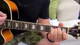 Foo Fighters-Subterranean-Acoustic Guitar lesson.