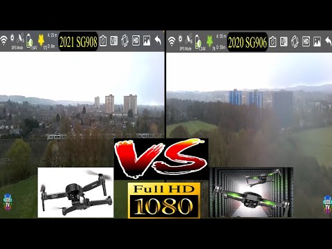 2021 ZLL SG908 vs 2020 ZL SG906 Pro Beast Drone Full HD Video Camera Review During (cold Weather)
