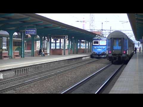 Průlet nákladního vlaku žst Pardubice hl .n.