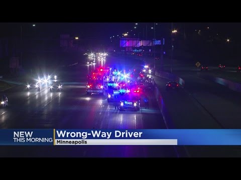 Crash On I-35W In Mpls. After Motorist Drives Wrong Way