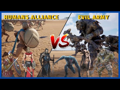 500,000 Humans Alliance vs 500,000 Evil Army - Ultimate Epic Battle Simulator 2 - UEBS 2