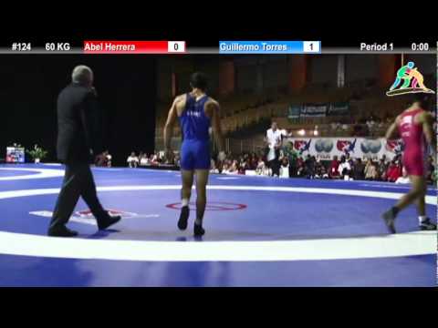 2012 Pan Am: 60 KG FS Quarterfinal: Abel Herrera (PER) vs. Guillermo Torres (MEX)