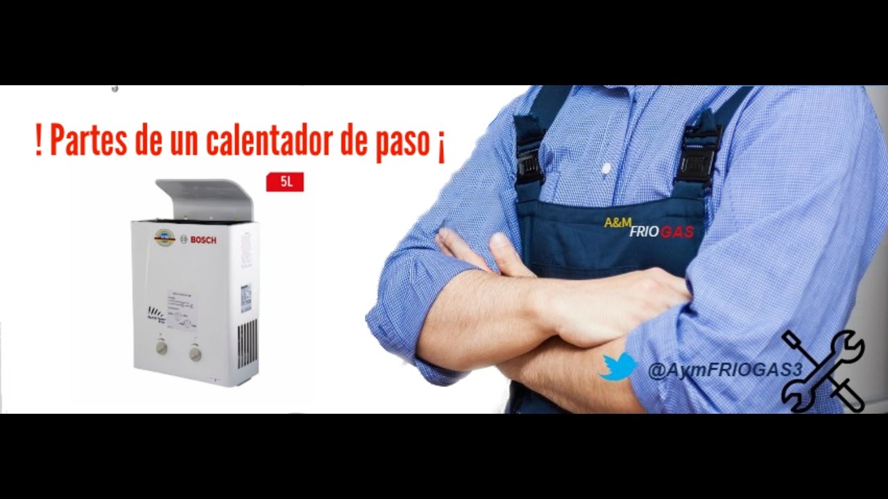 PARTES DE UN CALENTADOR (water heater Parts)