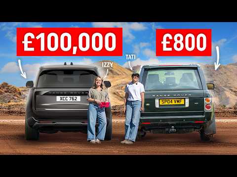 Izzy Hammond's £800 Range Rover VS £100,000 NEW Range Rover!