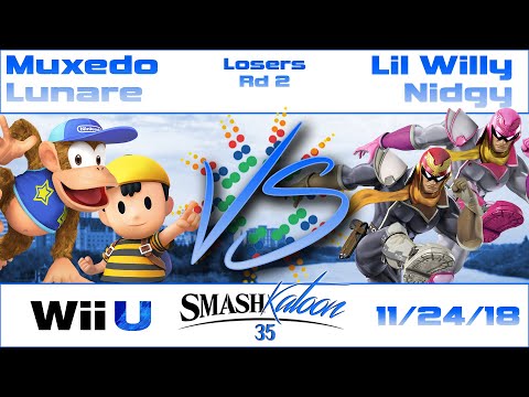 Muxedo & Lunare (B) vs. Lil Willy & Nidgy (R) - Losers Rd 2 - Smashkatoon 35