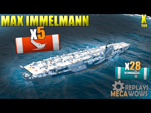 Max Immelmann 5 Kills & 246k Damage | World of Warships Gameplay 4k