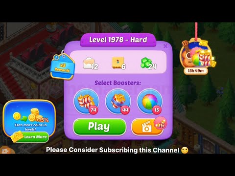 Matchington Mansion Level 1978, Level 1979, Level 1980, Level 1981 & Level 1982 No Booster