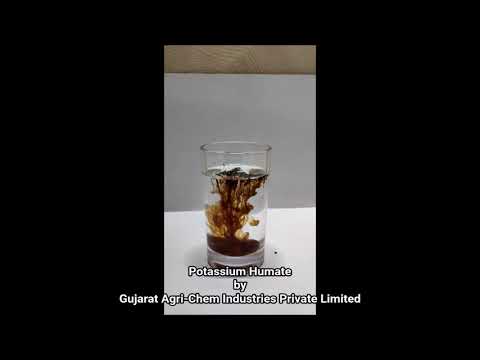 Potassium humate organic fertilizer