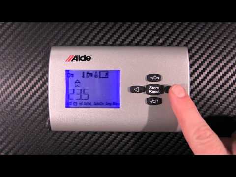 How to use the Alde 3010 213 control panel