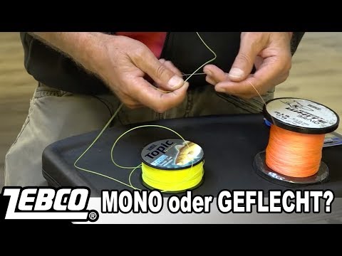 MONO or BRAIDED? What's the difference? Fishing school with Jörg Ovens