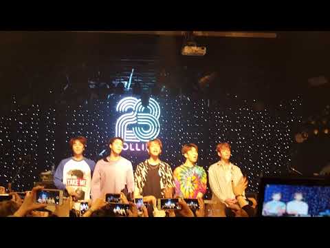 180324 엔플라잉 인사 @롤링홀