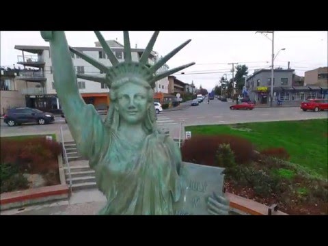 Statue of liberty under attack by PHANTOM 3 PROFESSIONAL(HD)